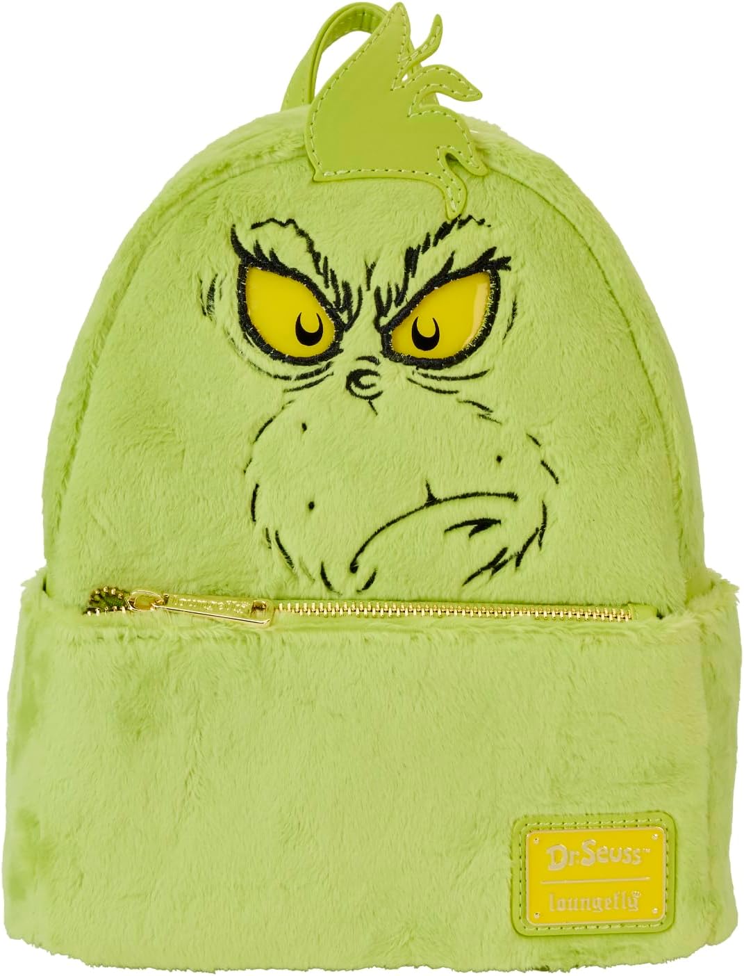 Dr. Seuss' How The Grinch Stole Christmas! Plush Cosplay Light Up Mini Backpack