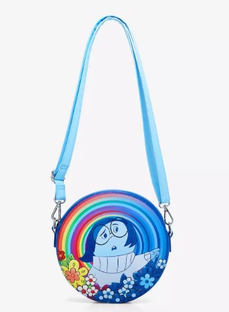 Disney Loungefly Sadness Inside Out Crossbody Satchel