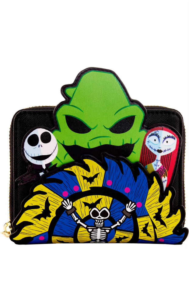 Loungefly Disney The Nightmare Before Christmas 30th Anniversary - Oogie Boogie Wallet, Amazon Exclusive