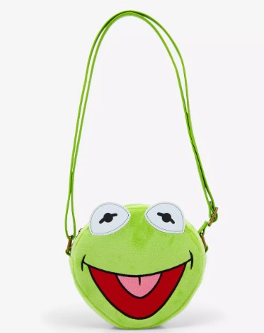 Loungefly Disney The Muppets Kermit Face Crossbody Bag Exclusive