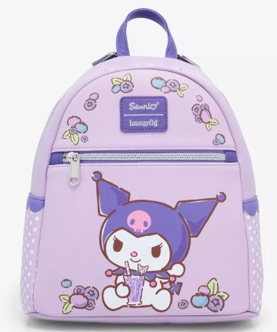 Loungefly Kuromi Blueberries Mini Backpack